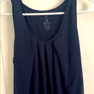 NY & Company drapey tank - very pretty in navy
